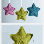 Christmas Tree Star Ornament Free Knitting Pattern