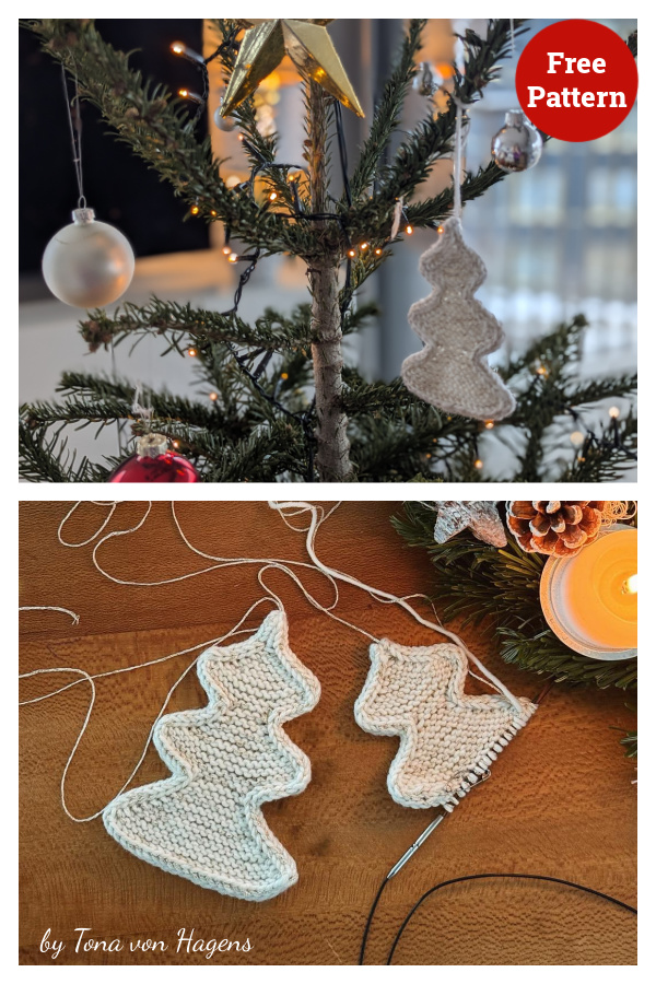 Cord Tree Free Knitting Pattern