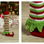Elf Shoe Table Leg Cover Free Knitting Pattern