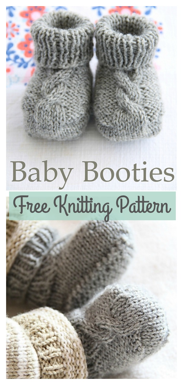 Epipa Baby Booties Free Knitting Pattern