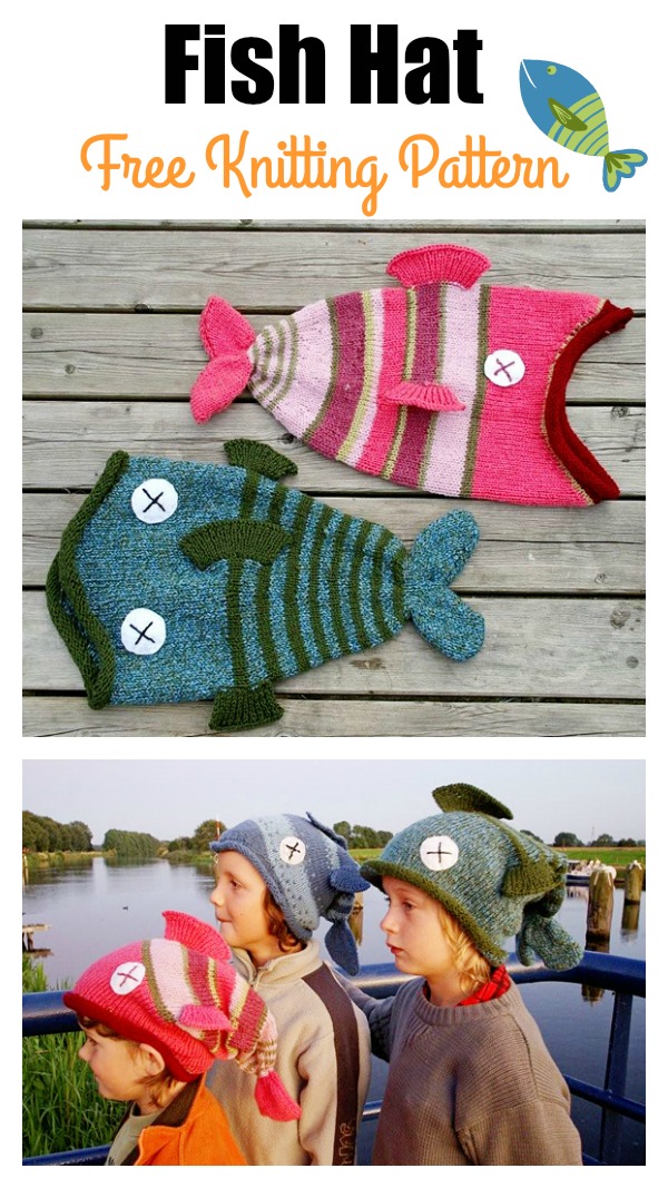 Fish Hat Free Knitting Pattern