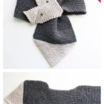 Fox Adjustable Scarf Free Knitting Pattern