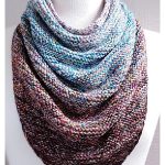 Garter Stitch Bandana Cowl Knitting Pattern