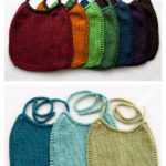 I-Love-Stockinette Baby Bib Free Knitting Pattern