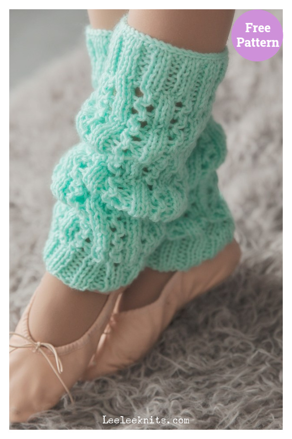 Lace Leg Warmers Free Knitting Pattern 