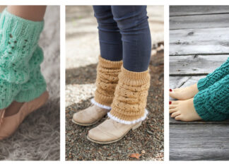 Lace Leg Warmers Free Knitting Patterns