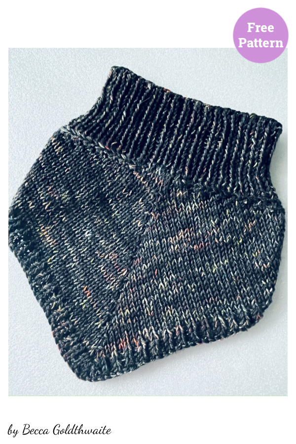 My Love Will Keep You Warm Bandana Cowl Free Knitting Pattern