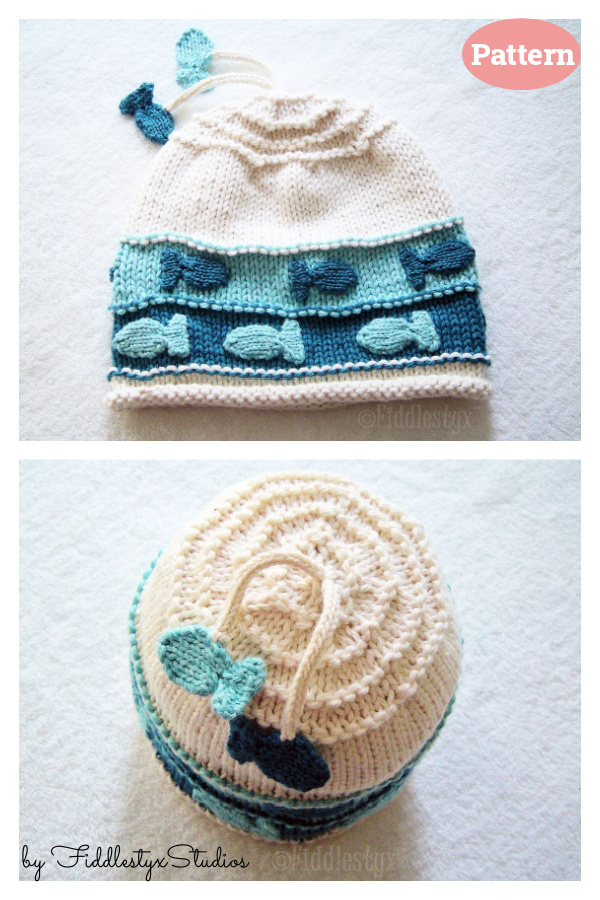 Nautical Fish Hat Knitting Pattern