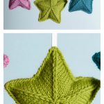 Pure Wool Entwine Christmas Stars Ornament Free Knitting Pattern