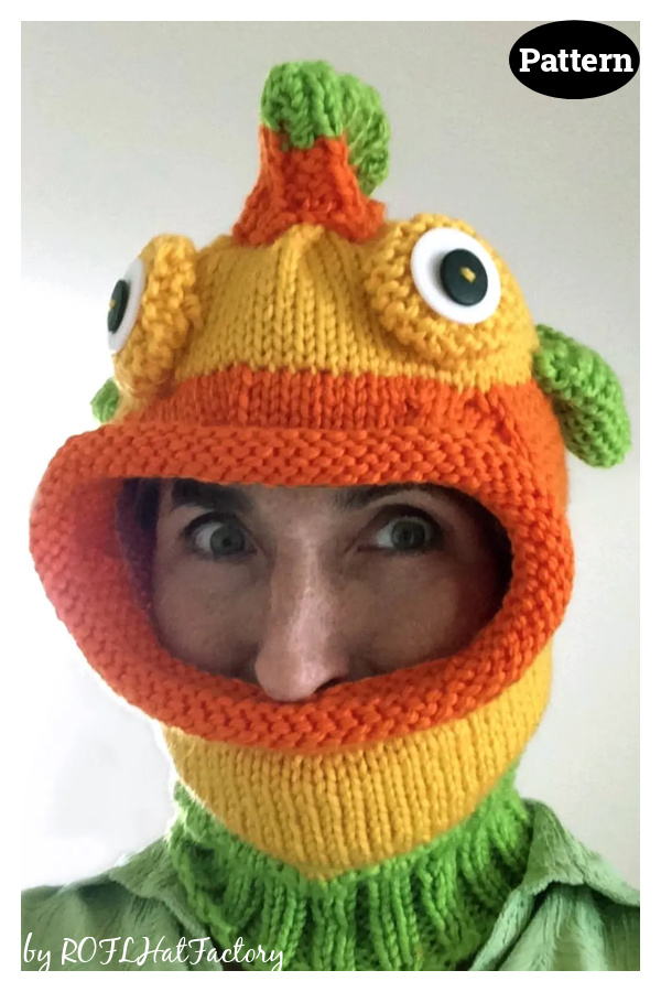 ROFL Fish Hat Knitting Pattern