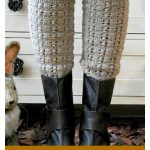 Some Cloudy Day Lace Leg Warmers Free Knitting Pattern