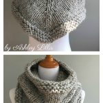 Stockinette Bandana Cowl Free Knitting Pattern