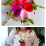 Strawberry Coin Bag Free Knitting Pattern