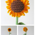 Sunflower Free Knitting Pattern