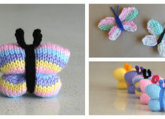 Easy Butterfly Free Knitting Pattern
