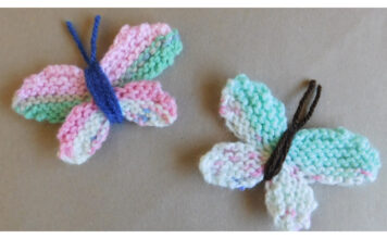 Sweet Butterfly Free Knitting Pattern