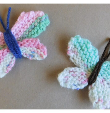 Sweet Butterfly Free Knitting Pattern