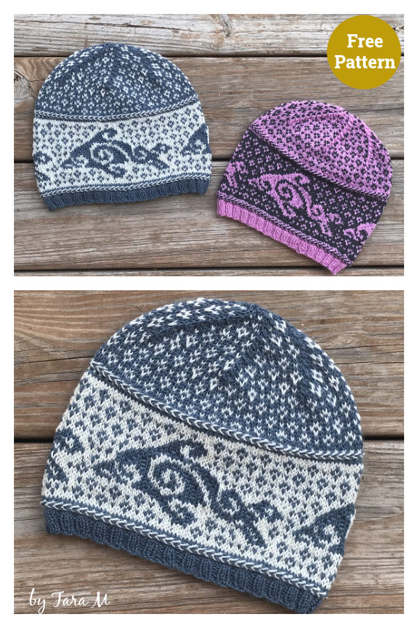 Tursiops Hat Free Knitting Pattern