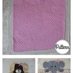 Who’s Sleeping in My Bed Crib Blanket Knit Pattern