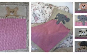 Who's Sleeping in My Bed Crib Blanket Knit Pattern