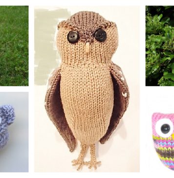 7 Adorable Puff Owl Free Knitting Patterns