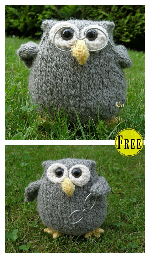 Adorable Puff Owl Free Knitting Pattern