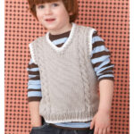 Cable Vest Free Knitting Pattern