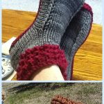 Crocodilly Mocs Slipper Free Knitting Pattern