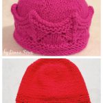 Crown Hat Free Knitting Pattern