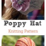 Cute Poppy Hat Knitting Pattern