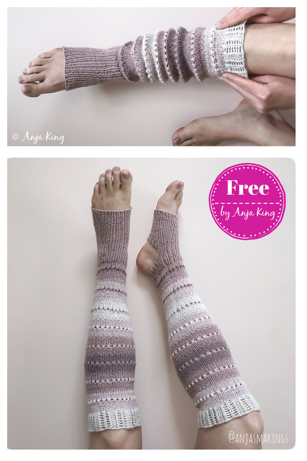 Daydream Yoga Socks Free Knitting Pattern