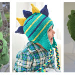 Dinosaur Hat Free Knitting Patterns