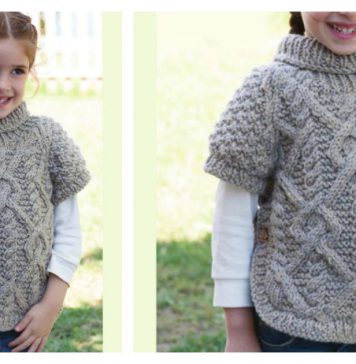 Girl's Raglan Pullover Free Knitting Pattern
