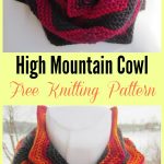 High Mountain Cowl Free Knitting Pattern