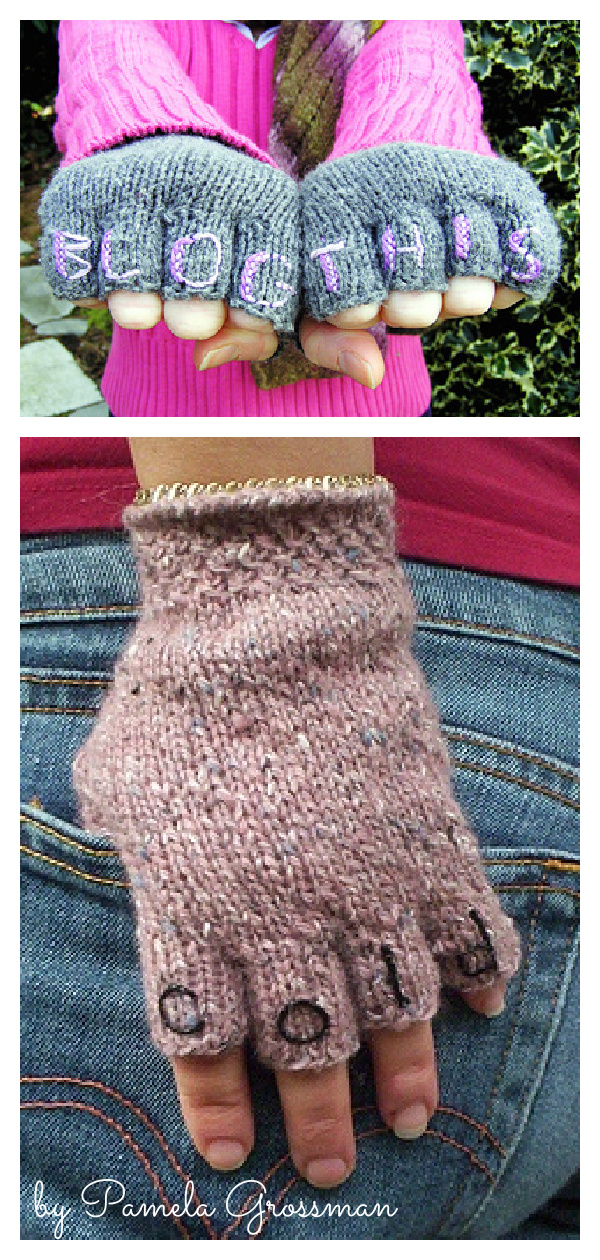 Knucks Tipless Gloves Free Knitting Pattern