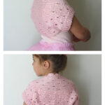 Little Ballerina Lace Shrug Free Knitting Pattern