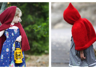 Little Red Riding Hood Cape Free Knitting Pattern