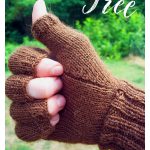 Men’s Fingerless Gloves Free Knitting Pattern