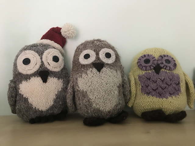 Owl Free Knitting Pattern