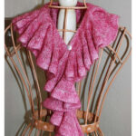 Romantic Ruffle Scarf Free Knitting Pattern