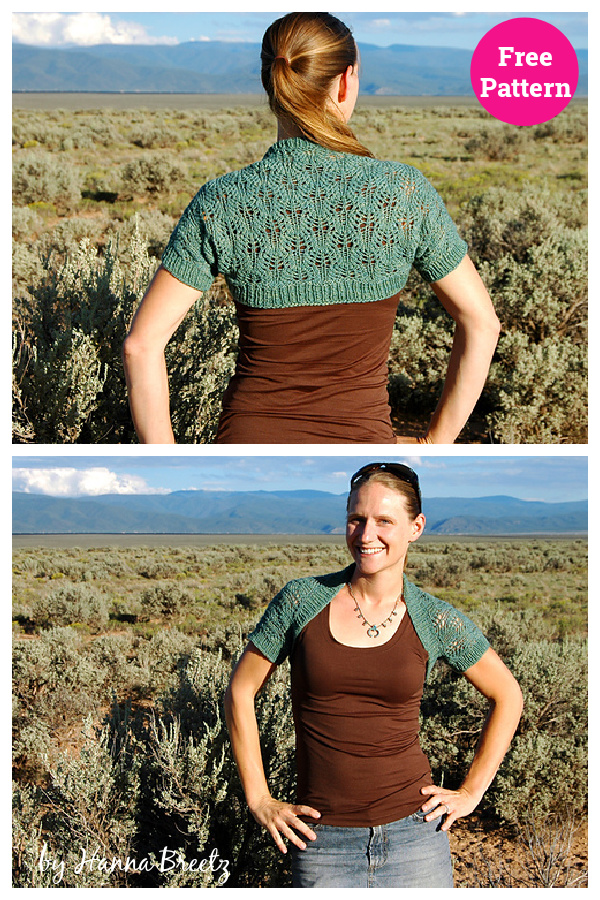 Sagebrush Bolero Free Knitting Pattern