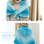 Simple Lace Triangle Shawl Free Knitting Pattern