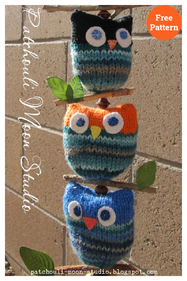 String Owl Free Knitting Pattern