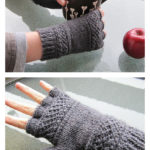 Tipless Gloves Free Knitting Pattern