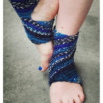 Trikonasana Yoga Socks Free Knitting Pattern
