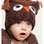 Baby Owl Hat Free Knitting Pattern