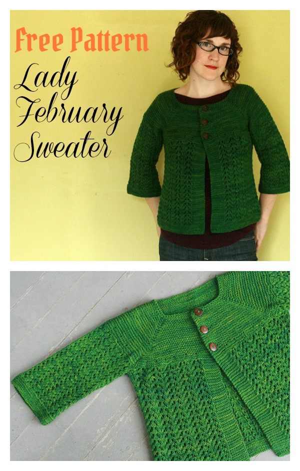 February Sweater Free Knitting Pattern
