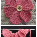 Flower Free Knitting Pattern