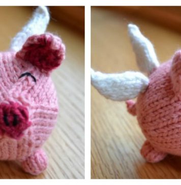 Flying Pig Free Knitting Pattern