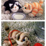 Four Cats Free Knitting Pattern